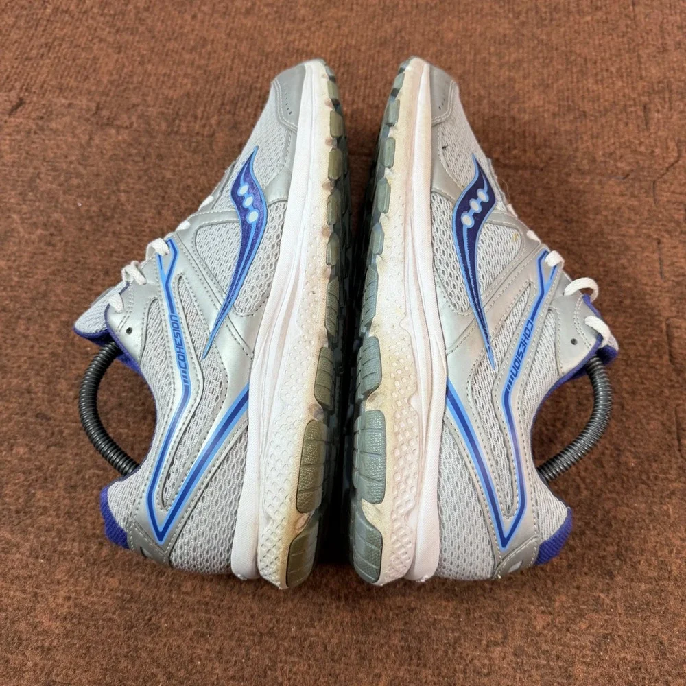 Saucony Cohesion 11 Womens Running Shoes Grey Blue S10420-6 Orthotic Insole 12